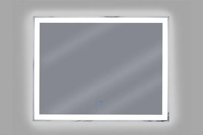 Argens Speil 70x90 cm LED - Sølv - Hus & oppussing - Kjøkken & bad - Baderom - Baderomsmøbler & baderomsinnredning - Baderomsspeil