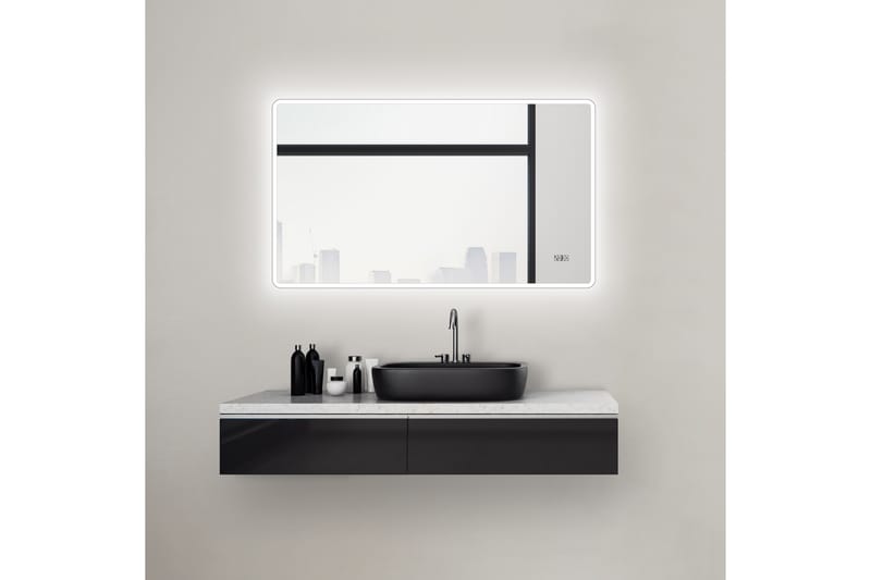 Aspsele Baderomsspeil 70 cm LED-Lys - Hus & oppussing - Kjøkken & bad - Baderom - Baderomsmøbler & baderomsinnredning - Baderomsspeil
