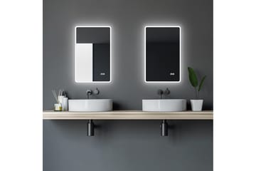 Aspsele Baderomsspeil 70 cm LED-Lys - Hus & oppussing - Kjøkken & bad - Baderom - Baderomsmøbler & baderomsinnredning - Baderomsspeil