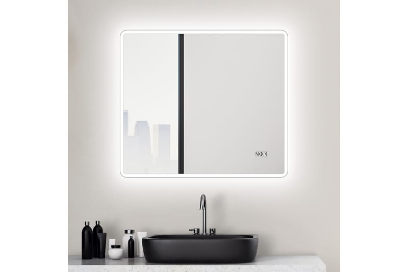 Aspsele Baderomsspeil 70 cm LED-Lys - Hus & oppussing - Kjøkken & bad - Baderom - Baderomsmøbler & baderomsinnredning - Baderomsspeil