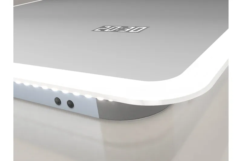 Aspsele Baderomsspeil 70 cm LED-Lys - Hus & oppussing - Kjøkken & bad - Baderom - Baderomsmøbler & baderomsinnredning - Baderomsspeil