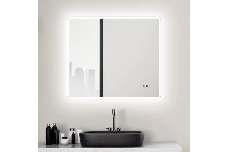 Aspsele Baderomsspeil 70 cm LED-Lys, undefined