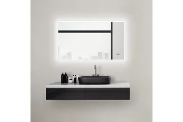 Aspsele Baderomsspeil 70 cm LED-Lys - Hus & oppussing - Kjøkken & bad - Baderom - Baderomsmøbler & baderomsinnredning - Baderomsspeil