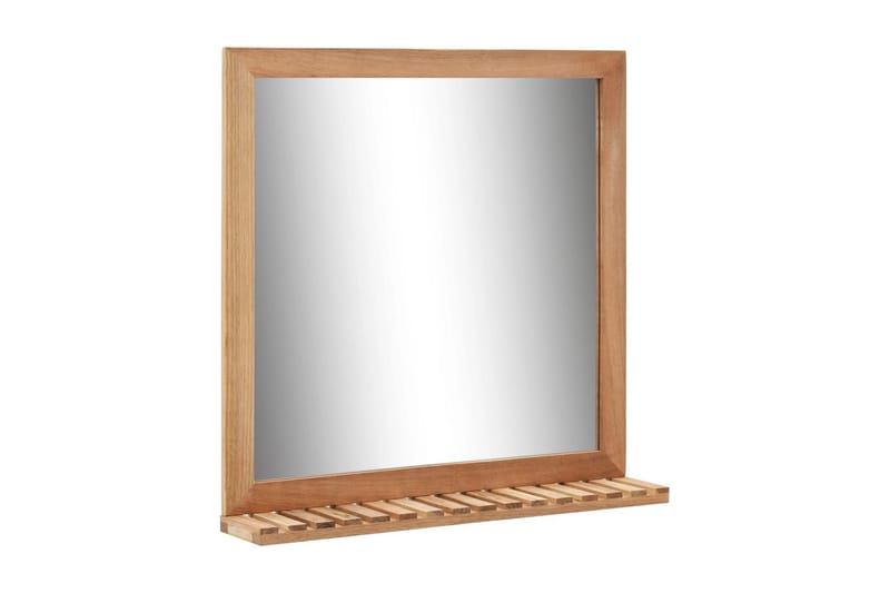 Baderomsspeil 60x12x62 cm heltre valnøtt - Baderomsspeil