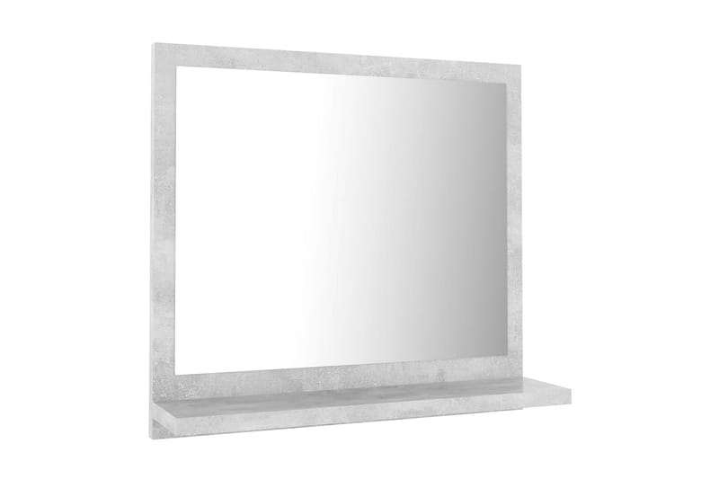 Baderomsspeil betonggrå 40x10,5x37 cm sponplate - Grå - Hus & oppussing - Kjøkken & bad - Baderom - Baderomsmøbler & baderomsinnredning - Baderomsspeil