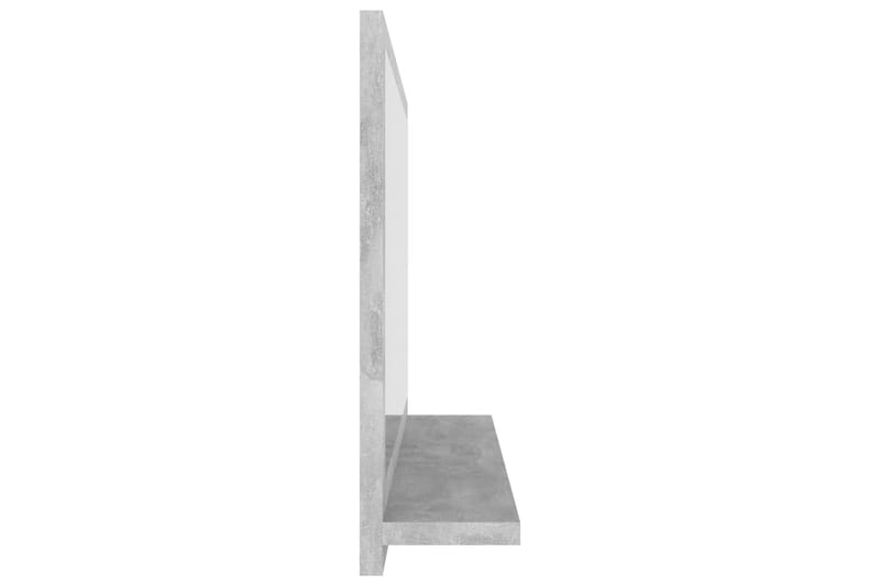 Baderomsspeil betonggrå 60x10,5x37 cm sponplate - Grå - Hus & oppussing - Kjøkken & bad - Baderom - Baderomsmøbler & baderomsinnredning - Baderomsspeil