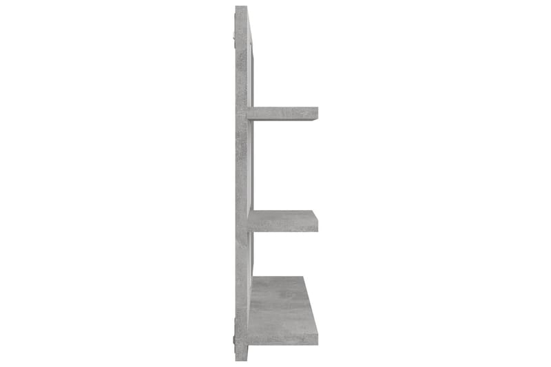 Baderomsspeil betonggrå 60x10,5x45 cm sponplate - Grå - Hus & oppussing - Kjøkken & bad - Baderom - Baderomsmøbler & baderomsinnredning - Baderomsspeil