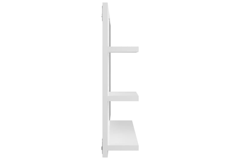 Baderomsspeil høyglans hvit 60x10,5x45 cm sponplate - Hvit - Hus & oppussing - Kjøkken & bad - Baderom - Baderomsmøbler & baderomsinnredning - Baderomsspeil