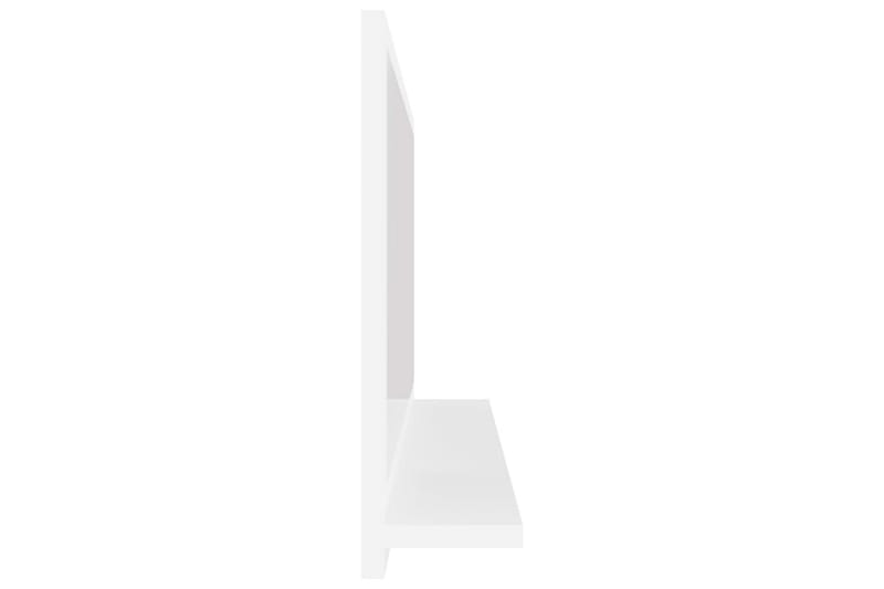 Baderomsspeil høyglans hvit 80x10,5x37 cm sponplate - Hvit - Baderomsspeil