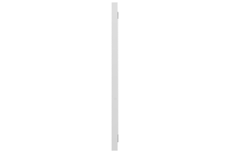 Baderomsspeil høyglans hvit 90x1,5x37 cm sponplate - Hvit - Baderomsspeil