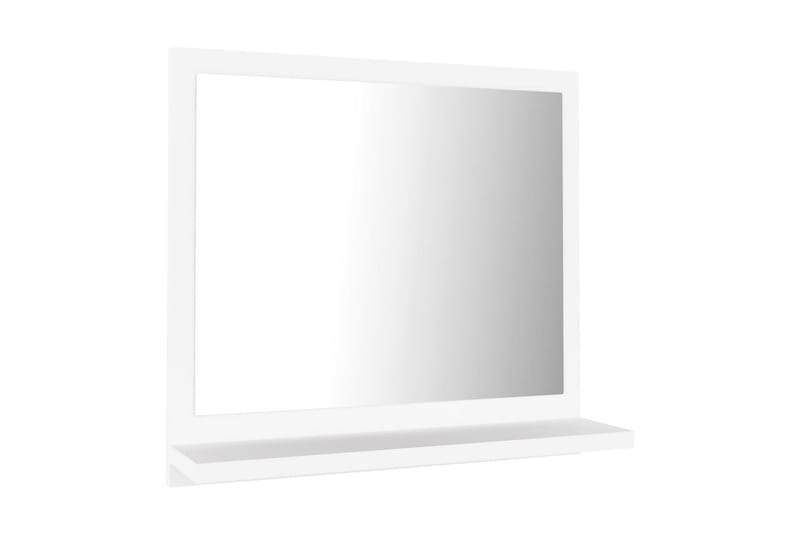 Baderomsspeil hvit 40x10,5x37 cm sponplate - Hvit - Baderomsspeil