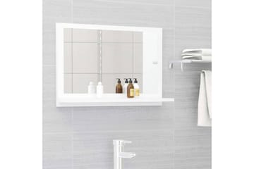 Baderomsspeil hvit 60x10,5x37 cm sponplate - Hvit - Hus & oppussing - Kjøkken & bad - Baderom - Baderomsmøbler & baderomsinnredning - Baderomsspeil