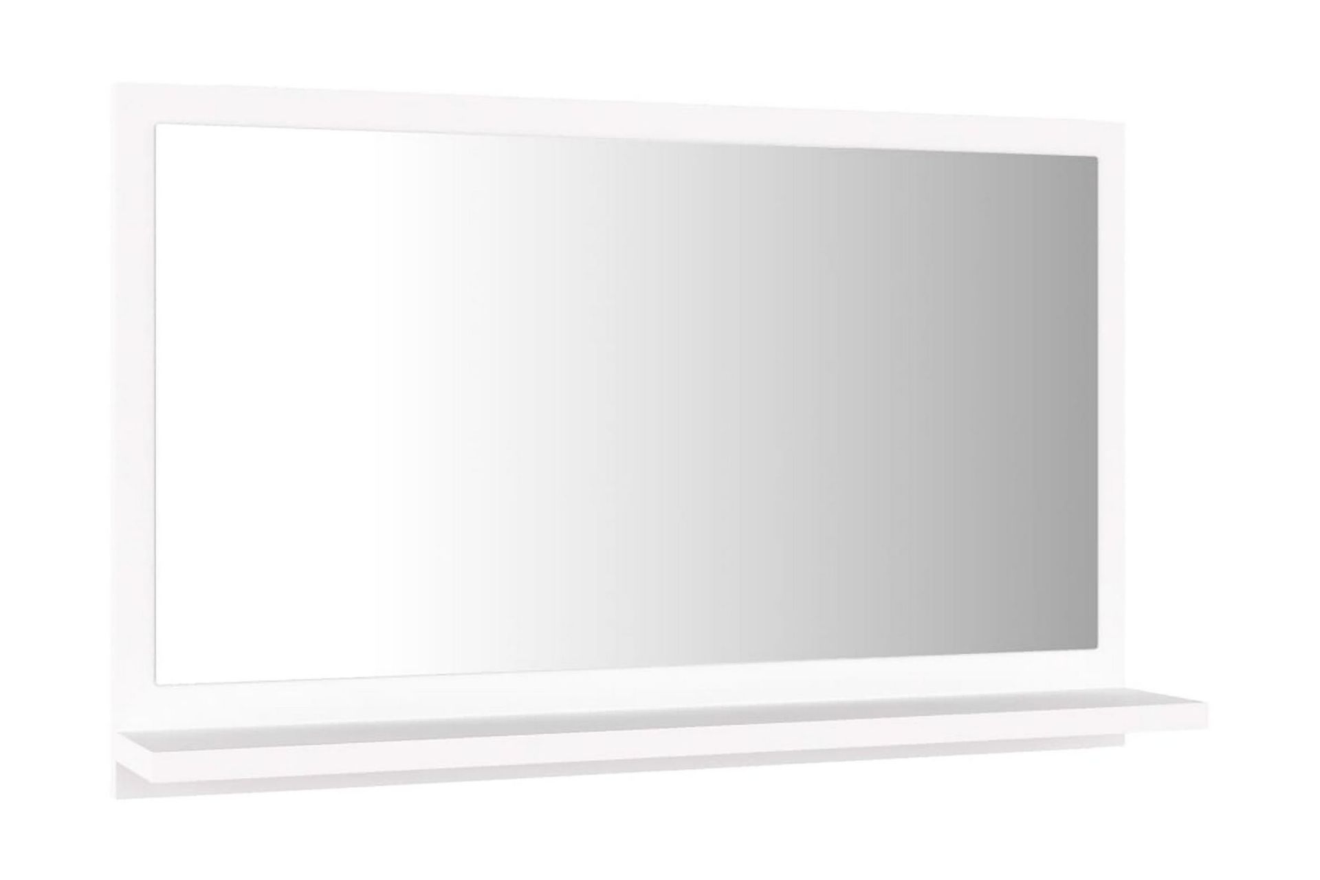 Baderomsspeil hvit 60x10,5x37 cm sponplate - Hvit - Hus & oppussing - Kjøkken & bad - Baderom - Baderomsmøbler & baderomsinnredning - Baderomsspeil
