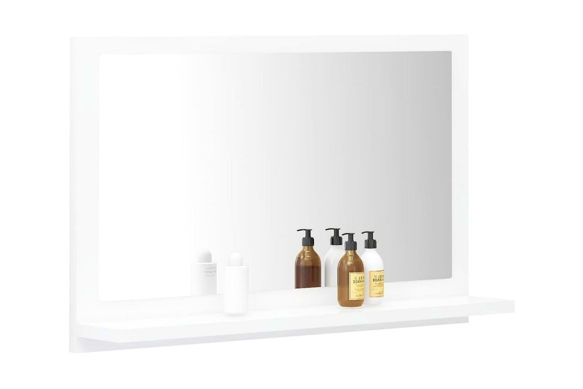 Baderomsspeil hvit 60x10,5x37 cm sponplate - Hvit - Hus & oppussing - Kjøkken & bad - Baderom - Baderomsmøbler & baderomsinnredning - Baderomsspeil