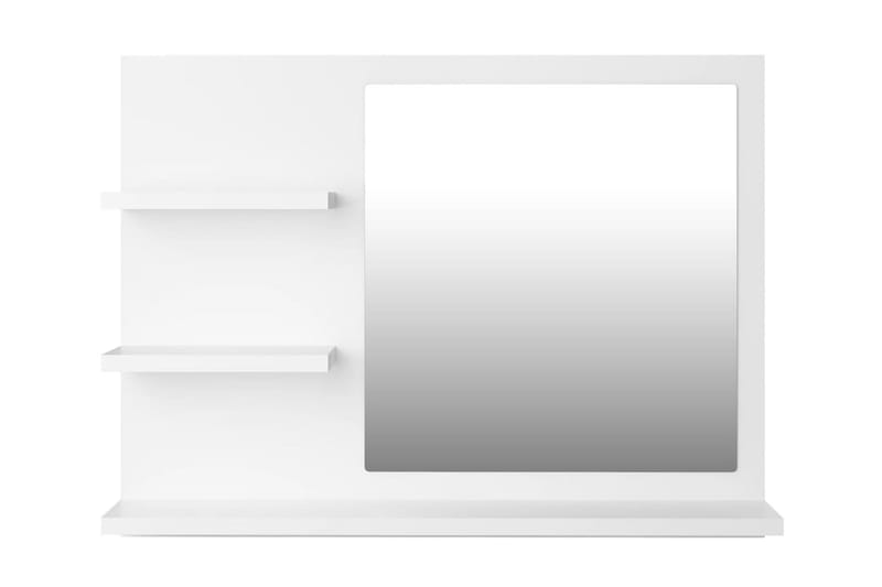 Baderomsspeil hvit 60x10,5x45 cm sponplate - Hvit - Hus & oppussing - Kjøkken & bad - Baderom - Baderomsmøbler & baderomsinnredning - Baderomsspeil