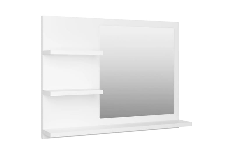 Baderomsspeil hvit 60x10,5x45 cm sponplate - Hvit - Hus & oppussing - Kjøkken & bad - Baderom - Baderomsmøbler & baderomsinnredning - Baderomsspeil