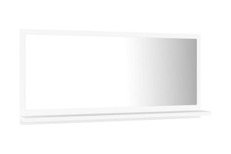 Baderomsspeil hvit 80x10,5x37 cm sponplate - Hvit - Baderomsspeil