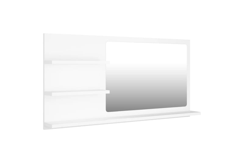 Baderomsspeil hvit 90x10,5x45 cm sponplate - Hvit - Hus & oppussing - Kjøkken & bad - Baderom - Baderomsmøbler & baderomsinnredning - Baderomsspeil