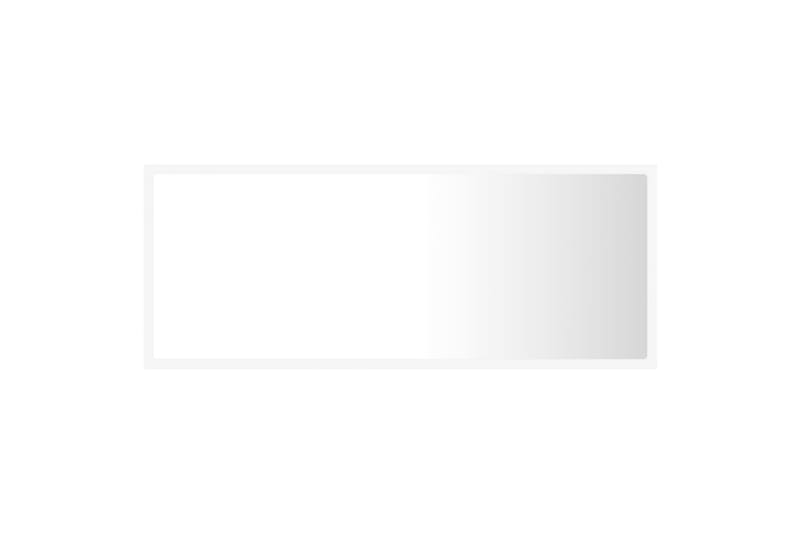 Baderomsspeil LED 100x8,5x37 cm sponplate hvit - Hvit - Hus & oppussing - Kjøkken & bad - Baderom - Baderomsmøbler & baderomsinnredning - Baderomsspeil