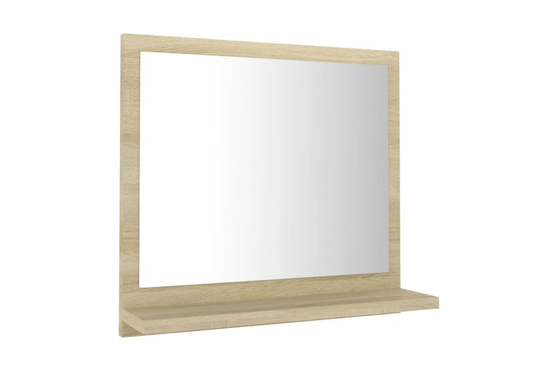 Baderomsspeil sonoma eik 40x10,5x37 cm sponplate - Brun - Hus & oppussing - Kjøkken & bad - Baderom - Baderomsmøbler & baderomsinnredning - Baderomsspeil
