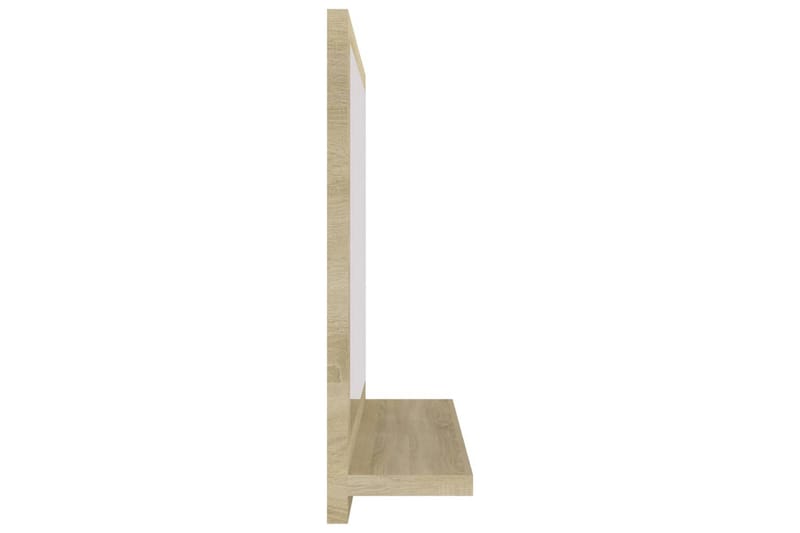 Baderomsspeil sonoma eik 40x10,5x37 cm sponplate - Brun - Hus & oppussing - Kjøkken & bad - Baderom - Baderomsmøbler & baderomsinnredning - Baderomsspeil