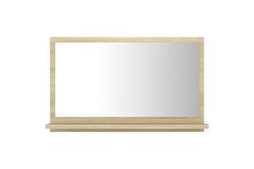 Baderomsspeil sonoma eik 60x10,5x37 cm sponplate - Brun - Hus & oppussing - Kjøkken & bad - Baderom - Baderomsmøbler & baderomsinnredning - Baderomsspeil