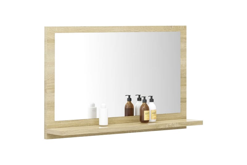 Baderomsspeil sonoma eik 60x10,5x37 cm sponplate - Brun - Hus & oppussing - Kjøkken & bad - Baderom - Baderomsmøbler & baderomsinnredning - Baderomsspeil