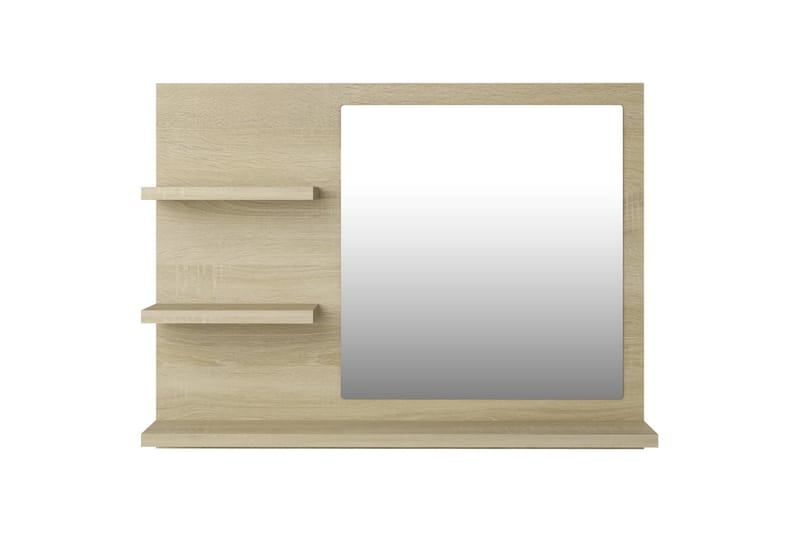 Baderomsspeil sonoma eik 60x10,5x45 cm sponplate - Brun - Hus & oppussing - Kjøkken & bad - Baderom - Baderomsmøbler & baderomsinnredning - Baderomsspeil