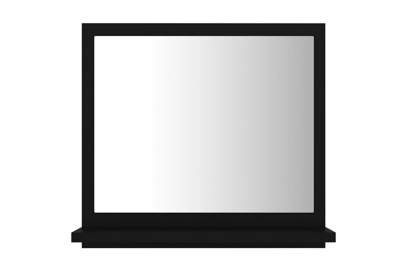 Baderomsspeil svart 40x10,5x37 cm sponplate - Svart - Hus & oppussing - Kjøkken & bad - Baderom - Baderomsmøbler & baderomsinnredning - Baderomsspeil