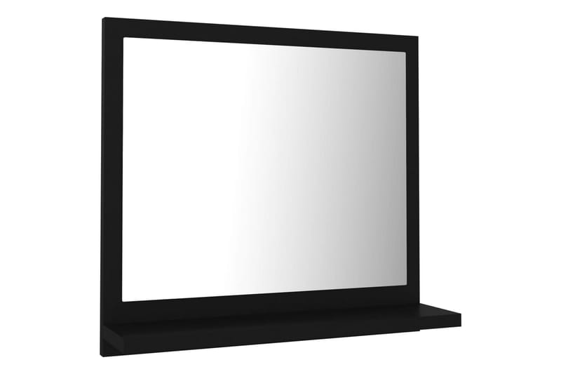 Baderomsspeil svart 40x10,5x37 cm sponplate - Svart - Hus & oppussing - Kjøkken & bad - Baderom - Baderomsmøbler & baderomsinnredning - Baderomsspeil