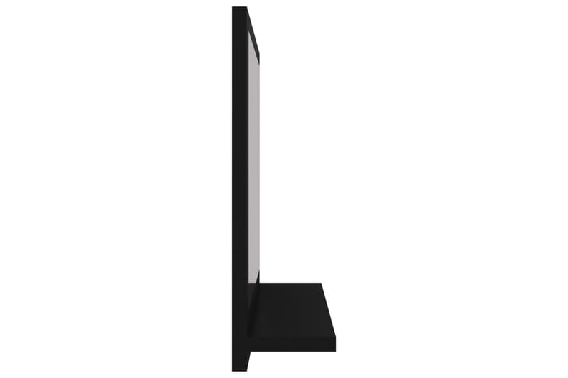Baderomsspeil svart 40x10,5x37 cm sponplate - Svart - Hus & oppussing - Kjøkken & bad - Baderom - Baderomsmøbler & baderomsinnredning - Baderomsspeil