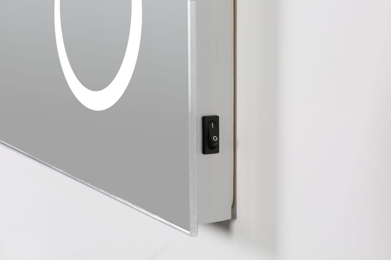 Basketorp Speil 120x70 cm - Sølv - Hus & oppussing - Kjøkken & bad - Baderom - Baderomsmøbler & baderomsinnredning - Baderomsspeil