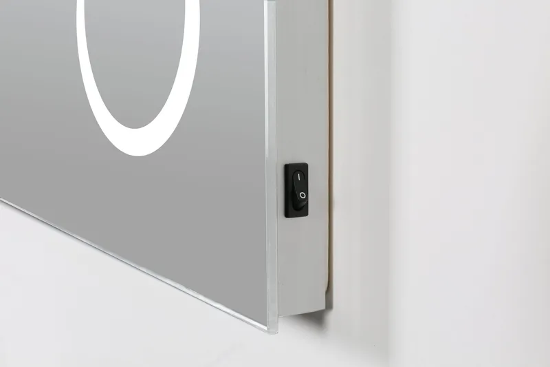 Basketorp Speil 120x70 cm - Sølv - Hus & oppussing - Kjøkken & bad - Baderom - Baderomsmøbler & baderomsinnredning - Baderomsspeil