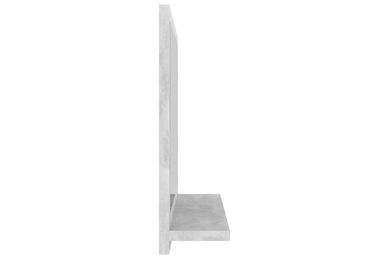 Baderomsspeil betonggrå 40x10,5x37 cm sponplate - Grå - Baderomsspeil
