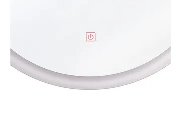 Cutberto Speil LED-belysning - Sølv - Hus & oppussing - Kjøkken & bad - Baderom - Baderomsmøbler & baderomsinnredning - Baderomsspeil