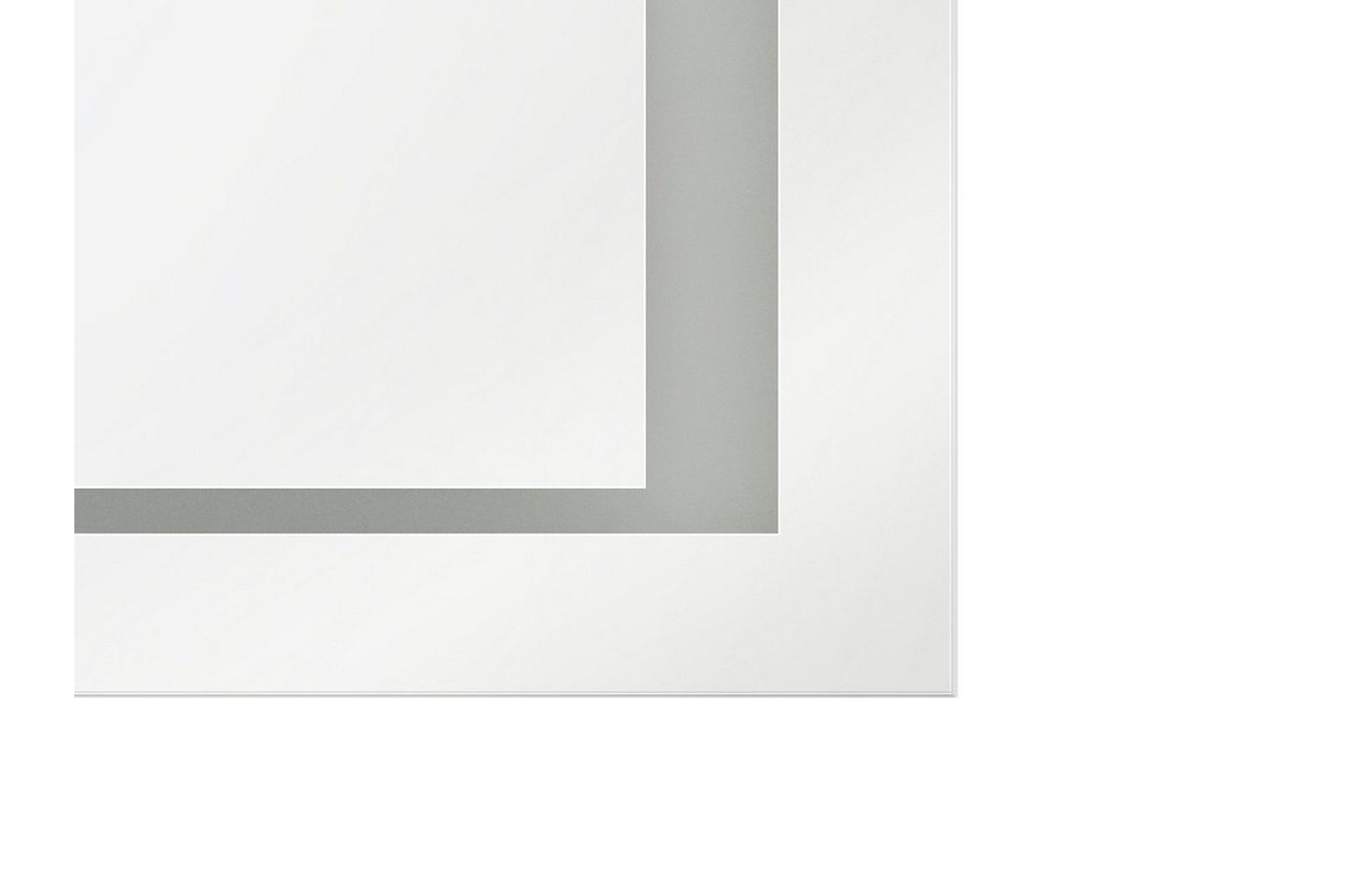 Heasandford Speil LED 60x80 cm - Sølv - Hus & oppussing - Kjøkken & bad - Baderom - Baderomsmøbler & baderomsinnredning - Baderomsspeil