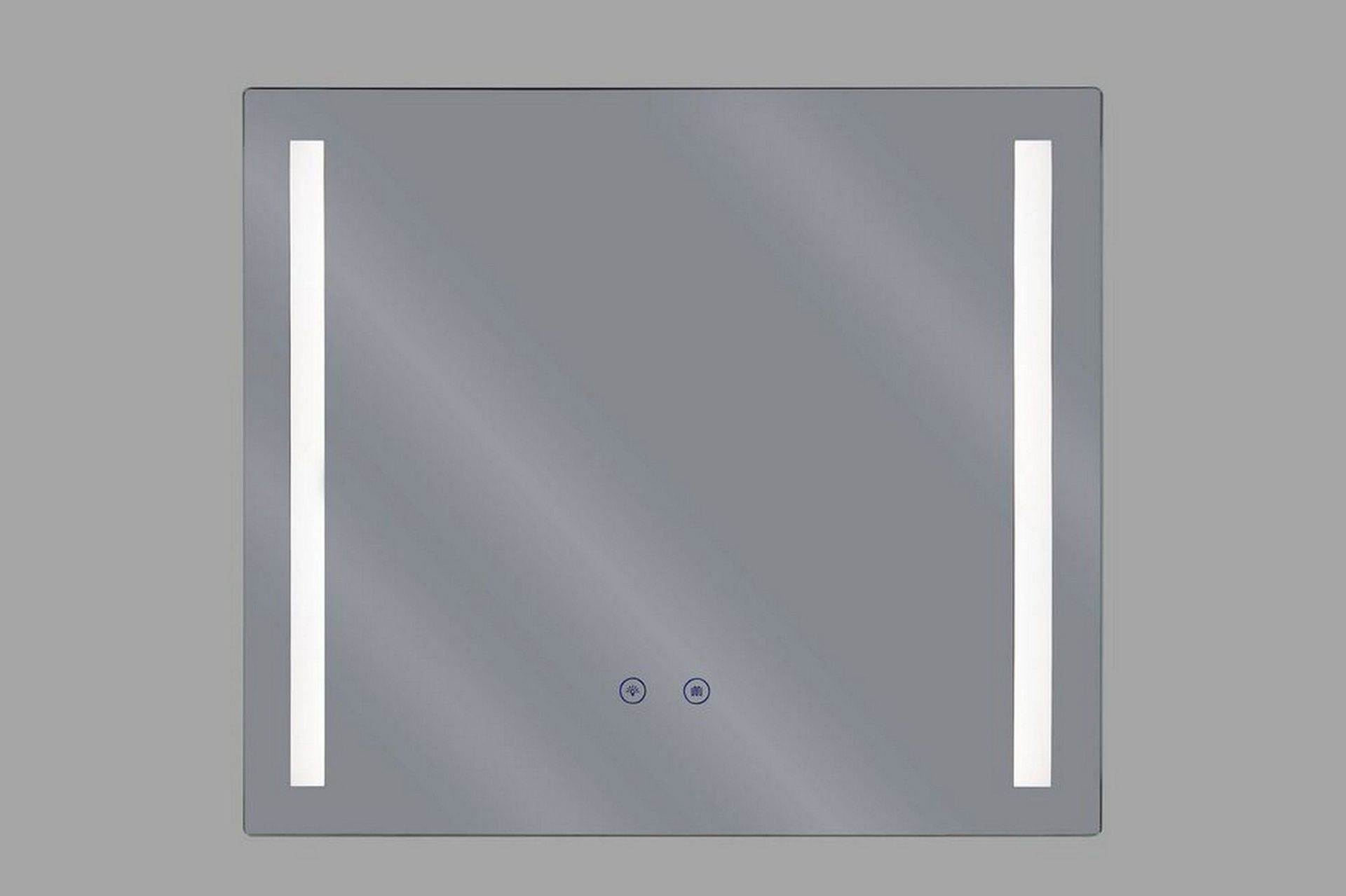 Kendram Speil LED 60x70 cm - Transparent
