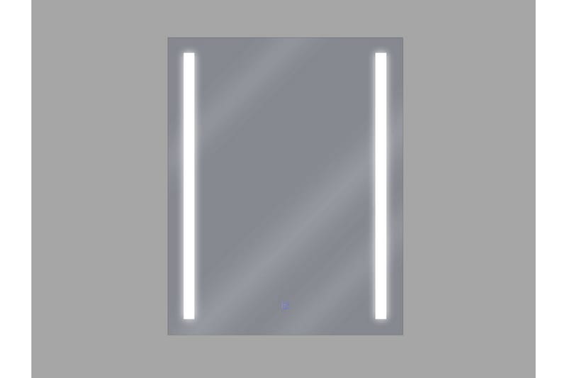 Kilmurray Speil LED 70x90 cm - Sølv - Baderomsspeil - Baderomsspeil med belysning