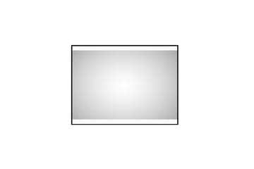 Knutby Baderomsspeil 60 cm LED-Lys - Svart - Hus & oppussing - Kjøkken & bad - Baderom - Baderomsmøbler & baderomsinnredning - Baderomsspeil