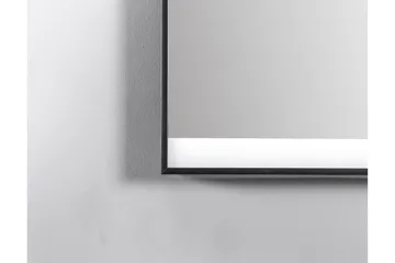 Knutby Baderomsspeil 60 cm LED-Lys - Svart - Hus & oppussing - Kjøkken & bad - Baderom - Baderomsmøbler & baderomsinnredning - Baderomsspeil