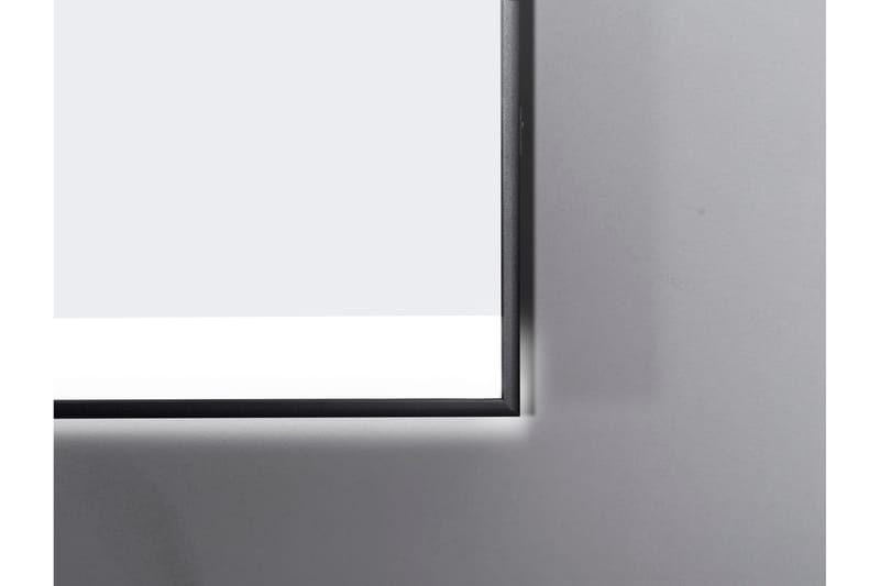 Knutby Baderomsspeil 70 cm LED-Lys - Svart - Hus & oppussing - Kjøkken & bad - Baderom - Baderomsmøbler & baderomsinnredning - Baderomsspeil