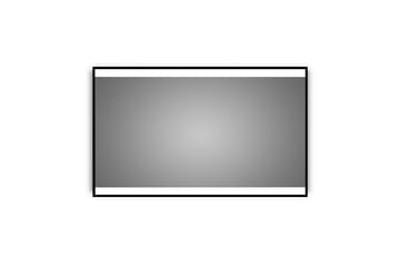 Knutby Baderomsspeil 70 cm LED-Lys - Svart - Hus & oppussing - Kjøkken & bad - Baderom - Baderomsmøbler & baderomsinnredning - Baderomsspeil