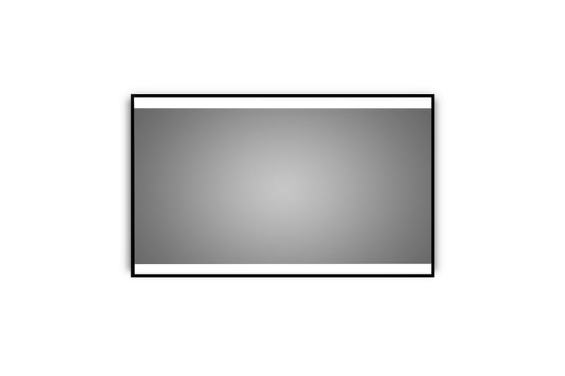 Knutby Baderomsspeil 70 cm LED-Lys - Svart - Hus & oppussing - Kjøkken & bad - Baderom - Baderomsmøbler & baderomsinnredning - Baderomsspeil