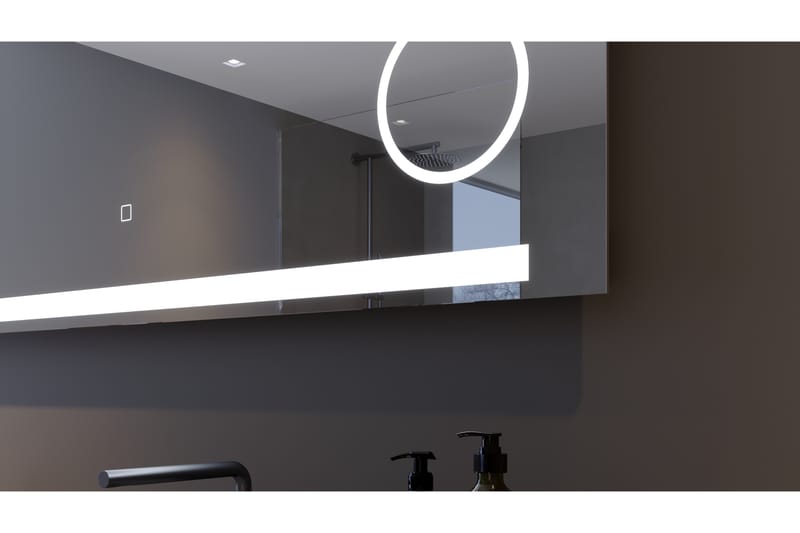 Kolerud Baderomsspeil 60 cm LED-Lys - Hus & oppussing - Kjøkken & bad - Baderom - Baderomsmøbler & baderomsinnredning - Baderomsspeil