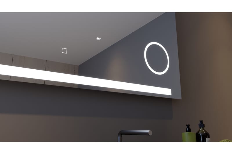 Kolerud Baderomsspeil 60 cm LED-Lys - Hus & oppussing - Kjøkken & bad - Baderom - Baderomsmøbler & baderomsinnredning - Baderomsspeil