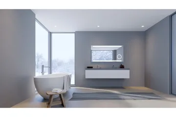 Kolerud Baderomsspeil 60 cm LED-Lys - Hus & oppussing - Kjøkken & bad - Baderom - Baderomsmøbler & baderomsinnredning - Baderomsspeil