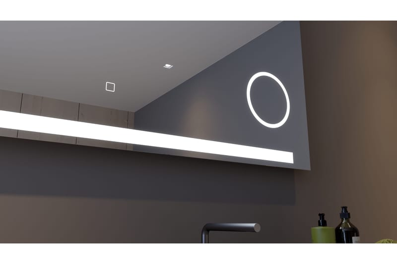 Kolerud Baderomsspeil 60 cm LED-Lys - Hus & oppussing - Kjøkken & bad - Baderom - Baderomsmøbler & baderomsinnredning - Baderomsspeil