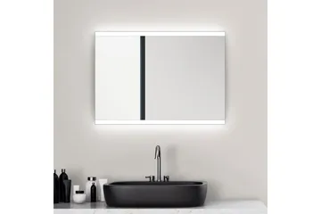 Lannabruk Baderomsspeil 70 cm LED-Lys - Hus & oppussing - Kjøkken & bad - Baderom - Baderomsmøbler & baderomsinnredning - Baderomsspeil