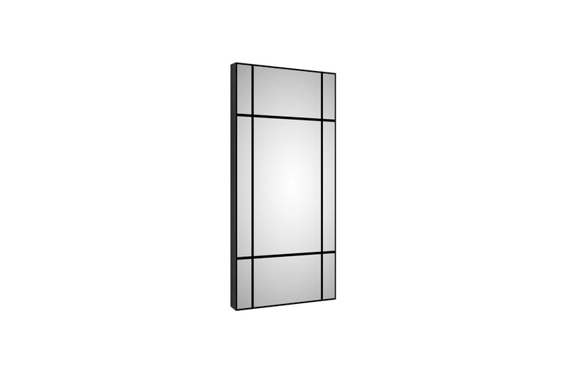 Lannabruk Speil 60x120 cm - Svart - Hus & oppussing - Kjøkken & bad - Baderom - Baderomsmøbler & baderomsinnredning - Baderomsspeil