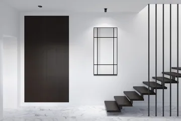 Lannabruk Speil 60x120 cm - Svart - Hus & oppussing - Kjøkken & bad - Baderom - Baderomsmøbler & baderomsinnredning - Baderomsspeil